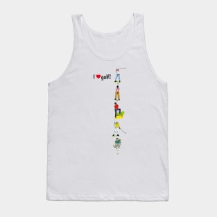 I love golf - golf players Tank Top